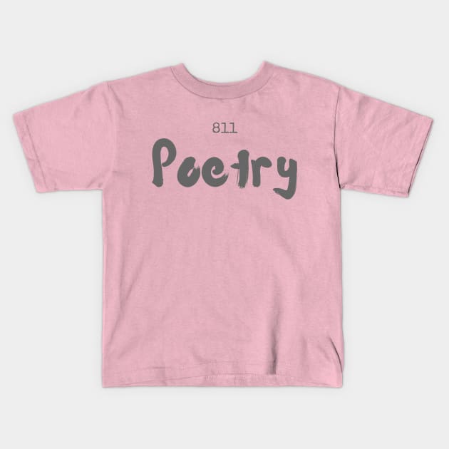 Poetry Kids T-Shirt by friendlyletters